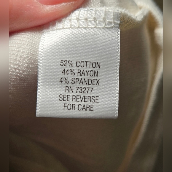 Croft And Barrow Womens Plus size XL white sleeveless mock turtleneck - Picture 4 of 4